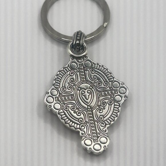 Brighton cross key fob  Black gold silver  NWoutlet tag - Picture 6 of 8